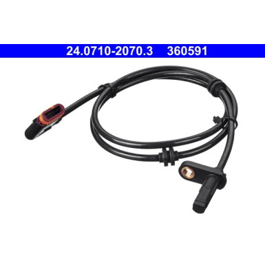 Sensor, Raddrehzahl 24.0710-2070.3 Sensor, Raddrehzahl 24.0710-2070.3