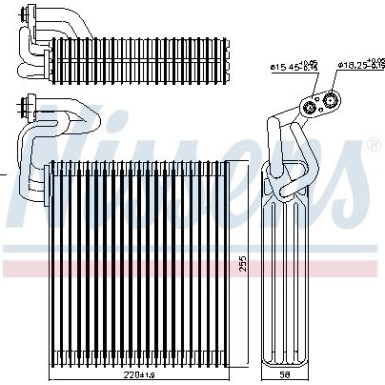 Verdampfer, Klimaanlage 92214 Verdampfer, Klimaanlage 92214