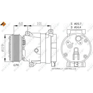 Kompressor, Klimaanlage 32101 Kompressor, Klimaanlage 32101