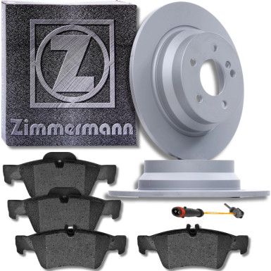 ZIMMERMANN Kit Bremsscheiben Ø300mm + Beläge + Kontakt für MERCEDES W211 W212 Hinten 400.3621.20+23334.165.1 ZIMMERMANN Kit Bremsscheiben Ø300mm + Beläge + Kontakt für MERCEDES W211 W212 Hinten 400.3621.20+23334.165.1