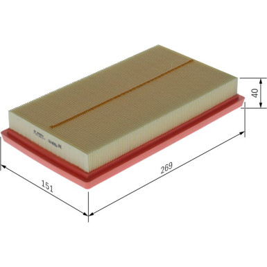 Luftfilter F 026 400 674 Luftfilter F 026 400 674