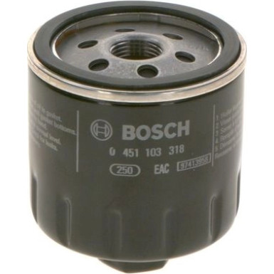 BOSCH 0 451 103 318 Ölfilter BOSCH 0 451 103 318 Ölfilter