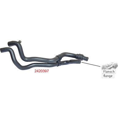 Metzger Kühlerschlauch 2420397 Metzger Kühlerschlauch 2420397
