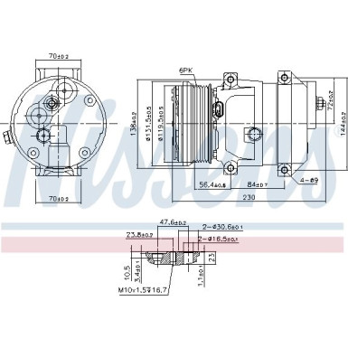 Kompressor, Klimaanlage 890050 Kompressor, Klimaanlage 890050