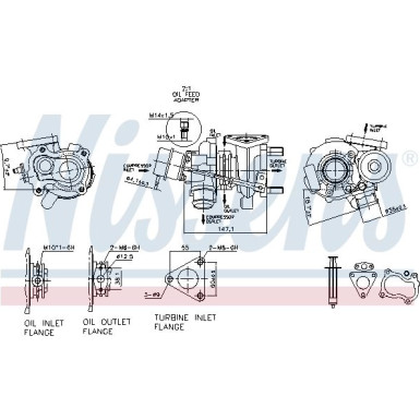 Nissens Turbolader 93219