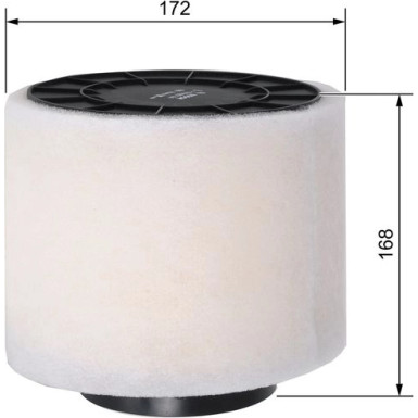 BOSCH F 026 400 334 Luftfilter BOSCH F 026 400 334 Luftfilter