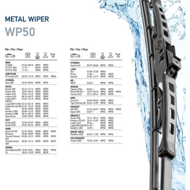 Hella Wischblatt Scheibenwischer Metal 9XW 178 878-201 Hella Wischblatt Scheibenwischer Metal 9XW 178 878-201