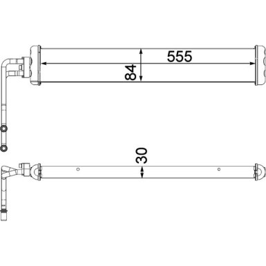 Mahle Ölkühler, Automatikgetriebe BEHR Premium Line CLC 99 000P