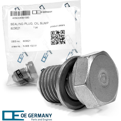 OE Germany Verschlussschraube, Ölwanne 1 x Ölablasschraube 803621 OE Germany Verschlussschraube, Ölwanne 1 x Ölablasschraube 803621