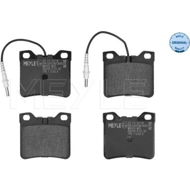 Bremsbelagsatz, Scheibenbremse 025 219 0417/W Bremsbelagsatz, Scheibenbremse 025 219 0417/W