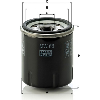 Ölfilter MW 68