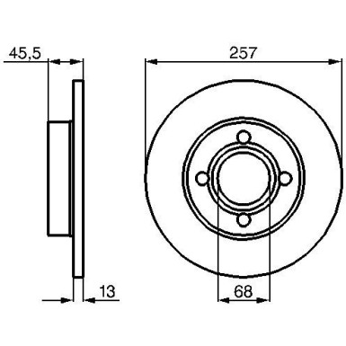 Bremsscheibe 0 986 478 016 Bremsscheibe 0 986 478 016