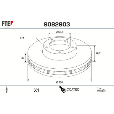 Bremsscheibe 9082903 Bremsscheibe 9082903