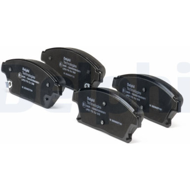 Delphi Bremsbelagsatz, Scheibenbremse LP2170 Delphi Bremsbelagsatz, Scheibenbremse LP2170