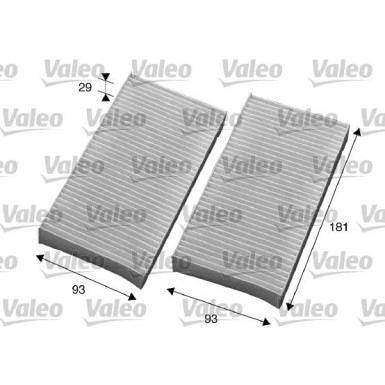 Valeo Filter, Innenraumluft VALEO ESSENTIAL 715594