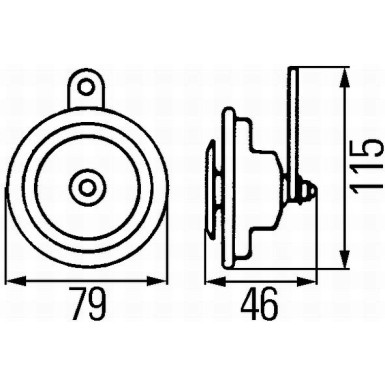 Horn 3AL 007 425-791
