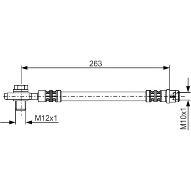 BOSCH Bremsschlauch 1 987 476 944 BOSCH Bremsschlauch 1 987 476 944