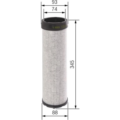 BOSCH Sekundärluftfilter F 026 400 333