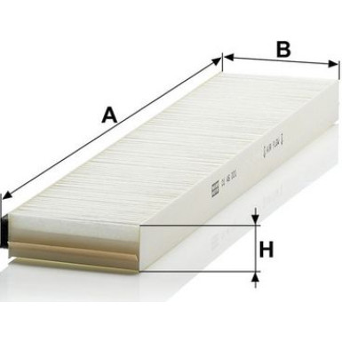 MANN-FILTER CU 46 001 Innenraumfilter, Partikelfilter