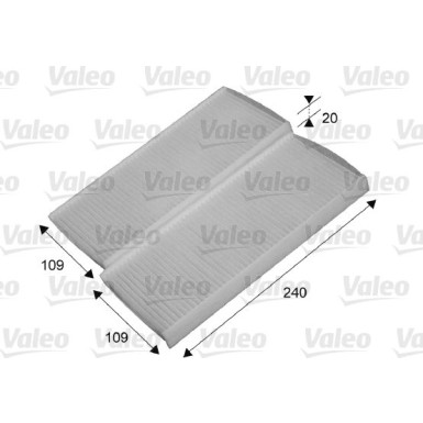 Valeo Filter, Innenraumluft VALEO ESSENTIAL 715649