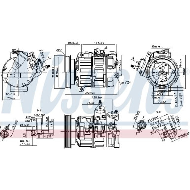 Kompressor, Klimaanlage 89463 Kompressor, Klimaanlage 89463