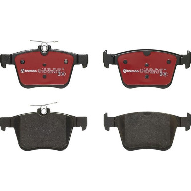 Brembo Bremsbelagsatz, Scheibenbremse XTRA LINE P 85 125X Brembo Bremsbelagsatz, Scheibenbremse XTRA LINE P 85 125X