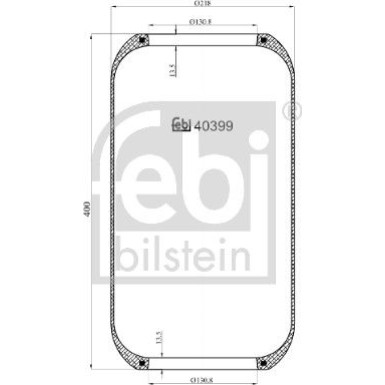 FEBI BILSTEIN 40399 Federbalg, Luftfederung
