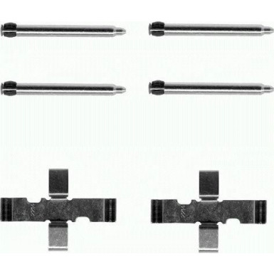 Hella Zubehörsatz, Scheibenbremsbelag 8DZ 355 202-281