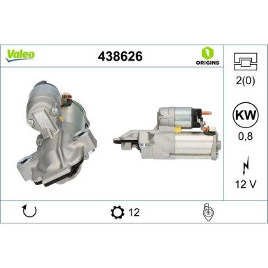 Starter Valeo Origins New OE TECHNOLOGIE 438626