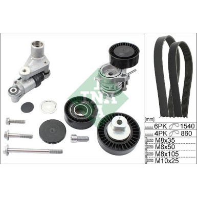 INA Keilrippenriemensatz 529 0053 10