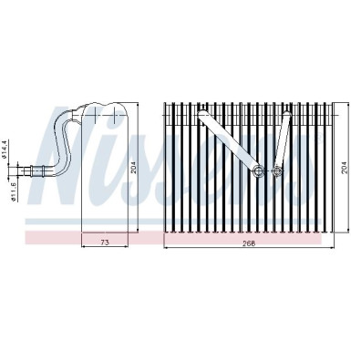 Verdampfer, Klimaanlage 92183