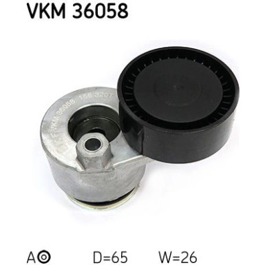 Spannrolle, Keilrippenriemen VKM 36058 Spannrolle, Keilrippenriemen VKM 36058