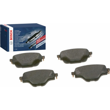 BOSCH 0 986 494 805 Bremsbeläge Low-Metallic, mit Anti-Quietsch-Blech BOSCH 0 986 494 805 Bremsbeläge Low-Metallic, mit Anti-Quietsch-Blech