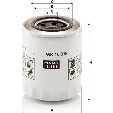 Kraftstofffilter WK 10 019 Kraftstofffilter WK 10 019