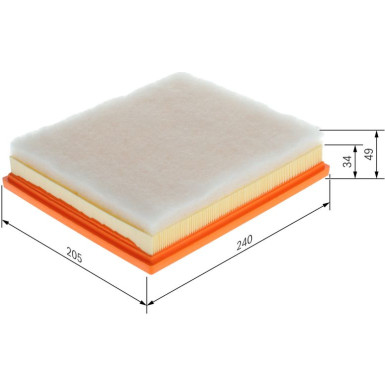BOSCH F 026 400 511 Luftfilter