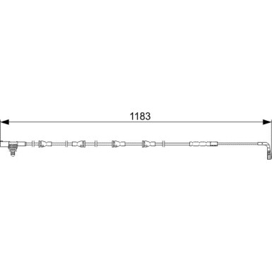 BOSCH Warnkontakt, Bremsbelagverschleiß 1 987 473 031