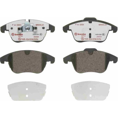 Brembo Bremsbelagsatz, Scheibenbremse XTRA LINE P 44 020X Brembo Bremsbelagsatz, Scheibenbremse XTRA LINE P 44 020X