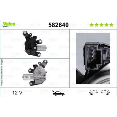 Valeo Wischermotor 582640