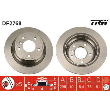 Bremsscheibe DF2768 Bremsscheibe DF2768