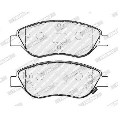 Ferodo Bremsbelagsatz, Scheibenbremse PREMIER ECO FRICTION FDB5138