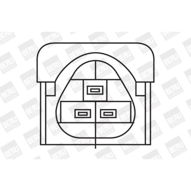 BorgWarner (BERU) Zündspule ZS324