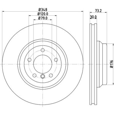 Bremsscheibe 8DD 355 113-531 Bremsscheibe 8DD 355 113-531