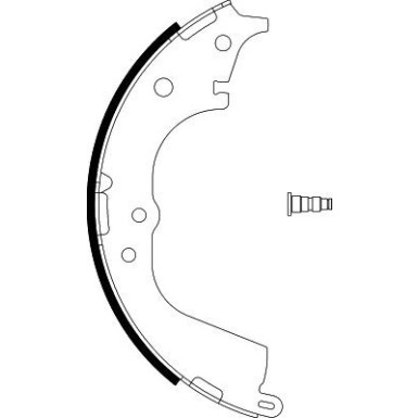 Bremsbackensatz 8DB 355 002-181 Bremsbackensatz 8DB 355 002-181