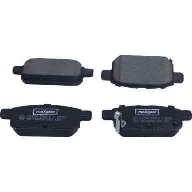 Maxgear Bremsbelagsatz, Scheibenbremse 19-3396 Maxgear Bremsbelagsatz, Scheibenbremse 19-3396
