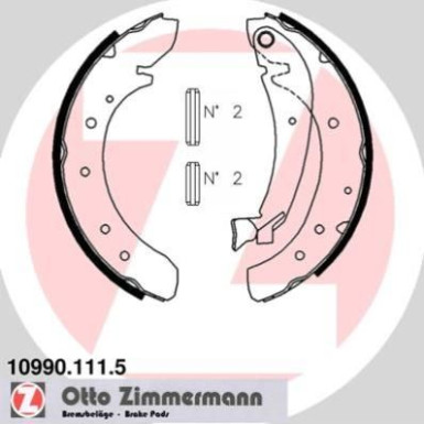 Zimmermann Bremsbackensatz 10990.111.5 Zimmermann Bremsbackensatz 10990.111.5