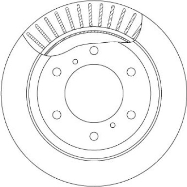 Bremsscheibe DF7061S Bremsscheibe DF7061S