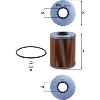 Knecht Ölfilter OX 68D
