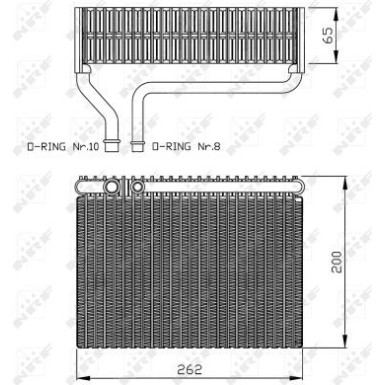 Verdampfer, Klimaanlage 36099 Verdampfer, Klimaanlage 36099