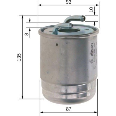 Kraftstofffilter F 026 402 104