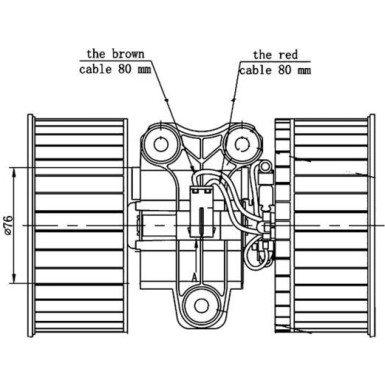 Mahle Innenraumgebläse BEHR AB 81 000S